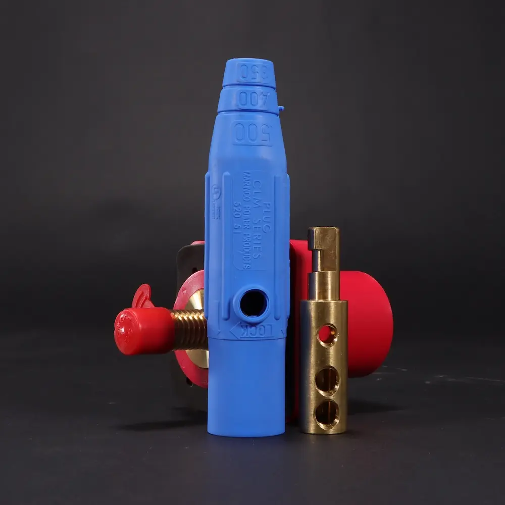 150 Amp Connector, color blue standing up Decorative Image