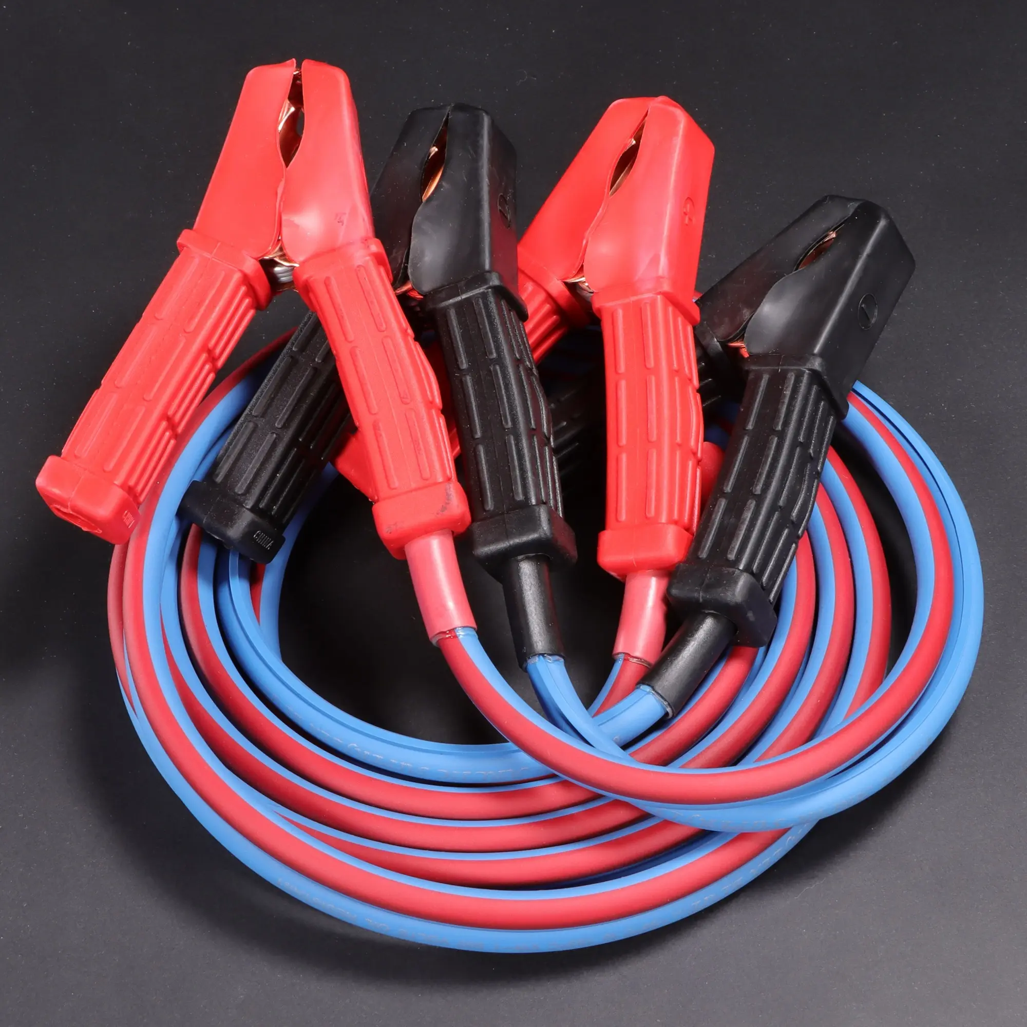 ATV/UTV/Snowmobile Jumper Cables Decorative Image. 8 gauge 100amp service.