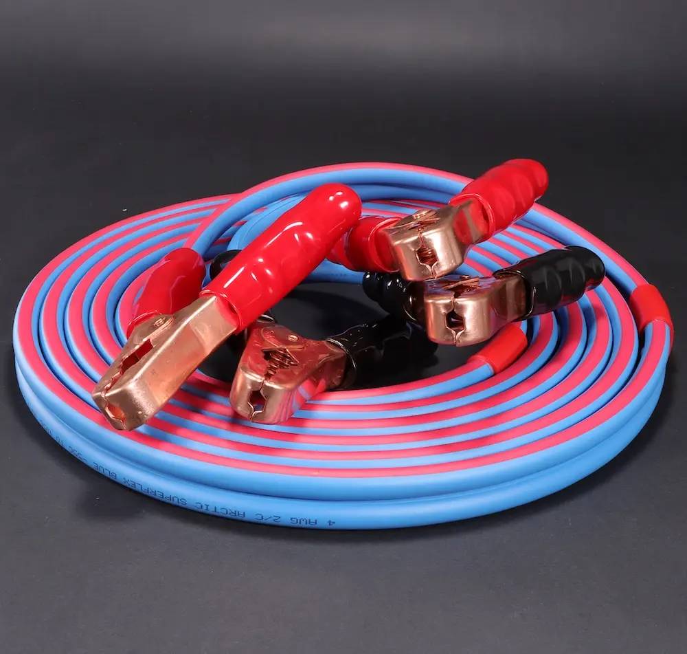 Cars & Pickups Jumper Cables 400amp service 4 and 6 gauge. Decorative Image